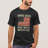  Amerikaanse vlag brengt gemiddelde tweets en 1 te T-shirt (Voorkant)