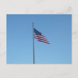 Amerikaanse vlag briefkaart