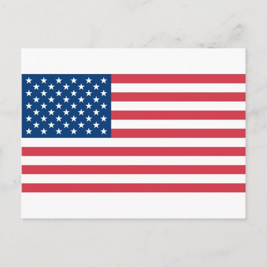 Amerikaanse vlag briefkaart (Voorkant)