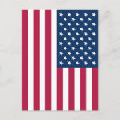 Amerikaanse vlag briefkaart (Voorkant)