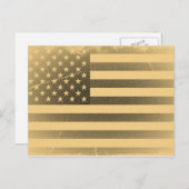  Amerikaanse vlag Briefkaart (Voorkant / Achterkant)