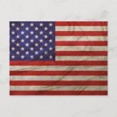 Amerikaanse vlag briefkaart (Voorkant)