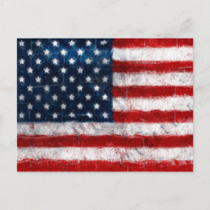 Amerikaanse vlag Briefkaart