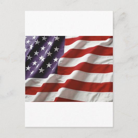Amerikaanse vlag briefkaart (Voorkant)