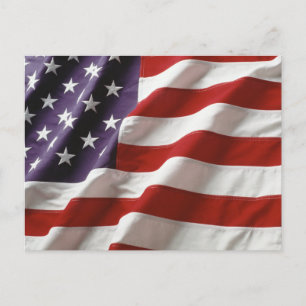 Amerikaanse vlag briefkaart