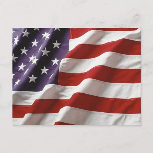 Amerikaanse vlag briefkaart (Voorkant)