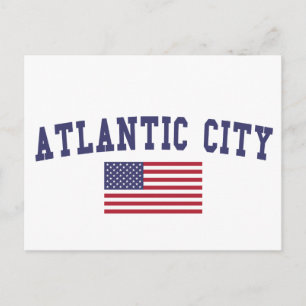Amerikaanse vlag briefkaart