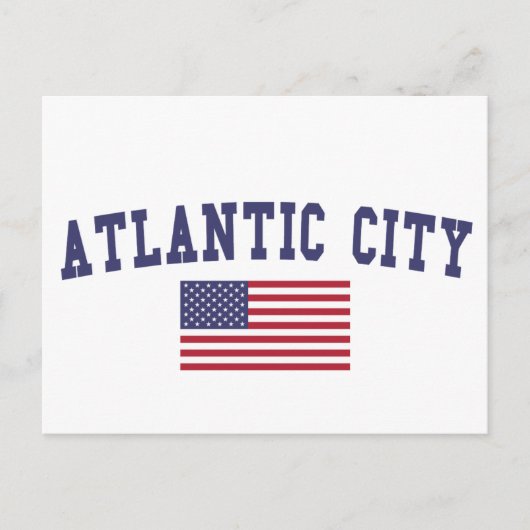 Amerikaanse vlag briefkaart (Voorkant)