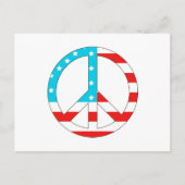 Amerikaanse vlag briefkaart (Voorkant)