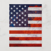 Amerikaanse vlag briefkaart (Voorkant)