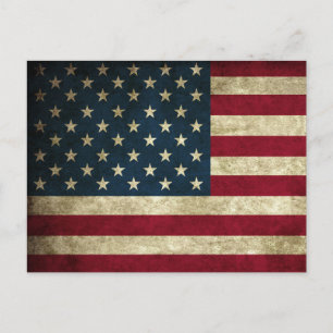 Amerikaanse Vlag Briefkaart