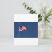 AMERIKAANSE VLAG BRIEFKAART (Staand voorkant)