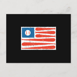 Amerikaanse vlag briefkaart