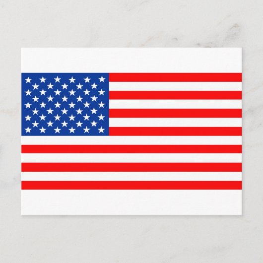 Amerikaanse vlag briefkaart (Voorkant)