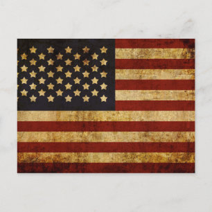  Amerikaanse vlag Briefkaart