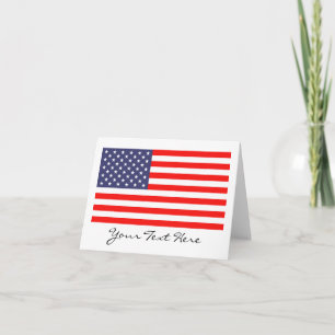 Amerikaanse vlag briefkaarten