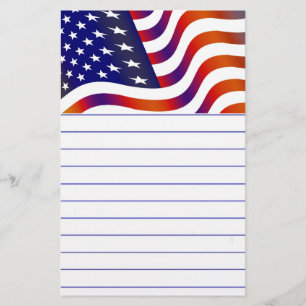 Amerikaanse vlag briefpapier