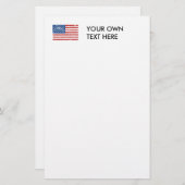  Amerikaanse vlag Briefpapier (Voorkant / Achterkant)