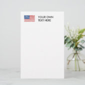  Amerikaanse vlag Briefpapier (Staand voorkant)