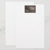 Amerikaanse vlag briefpapier (Voorkant / Achterkant)