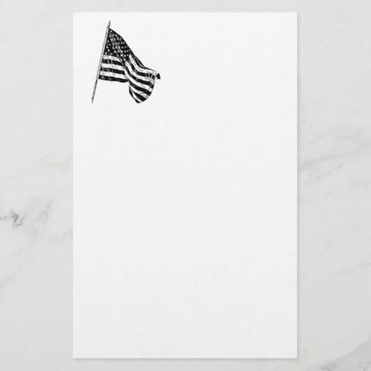 Amerikaanse vlag briefpapier (Voorkant)