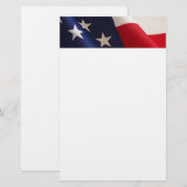 Amerikaanse vlag Briefpapier (Voorkant / Achterkant)