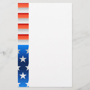 Amerikaanse vlag briefpapier