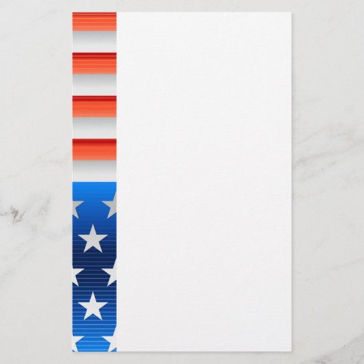 Amerikaanse vlag briefpapier (Voorkant)