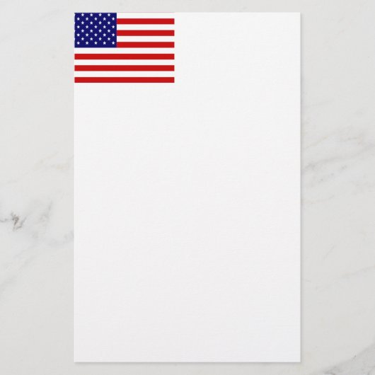 Amerikaanse vlag briefpapier (Voorkant)