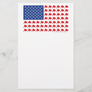 Amerikaanse vlag briefpapier