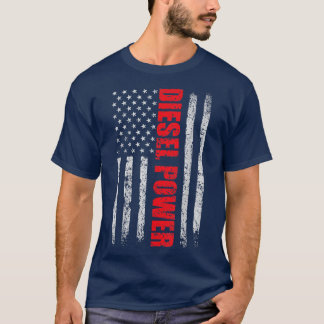 Amerikaanse vlag Brothers van Rolling Coal Truck T-shirt