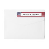 Amerikaanse vlag bruiloft (Achterkant)