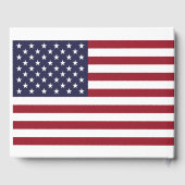 Amerikaanse vlag bruiloft gastenboek (Achterkant)