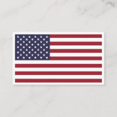 Amerikaanse vlag bruiloft geschenk register informatiekaartje (Achterkant)
