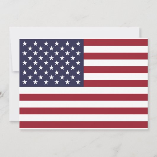 Amerikaanse vlag bruiloft save the date (Achterkant)
