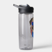 Amerikaanse vlag Bulldog Waterfles (Rechts)