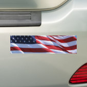 AMERIKAANSE VLAG BUMPERSTICKER (Op auto)