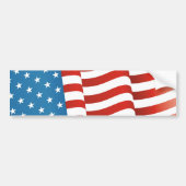 Amerikaanse vlag bumpersticker (Voorkant)