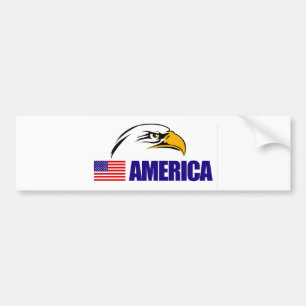 Amerikaanse vlag bumpersticker
