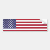 Amerikaanse vlag Bumpersticker (Voorkant)