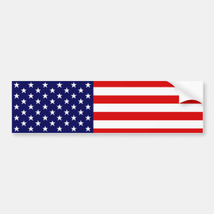 Amerikaanse vlag bumpersticker