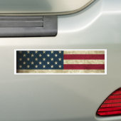  Amerikaanse vlag Bumpersticker (Op auto)