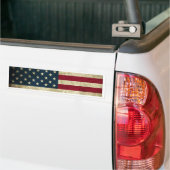  Amerikaanse vlag Bumpersticker (Op Truck)