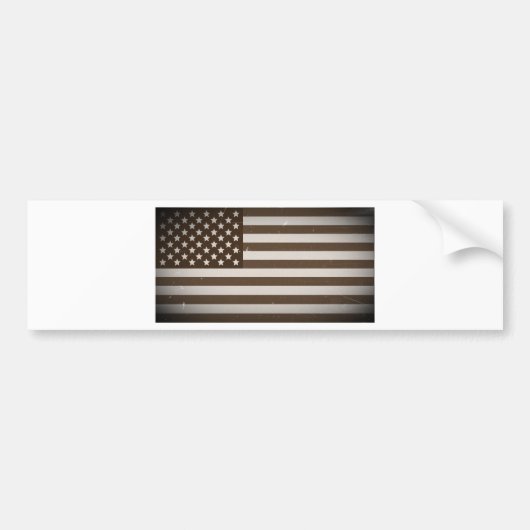  Amerikaanse vlag Bumpersticker (Voorkant)
