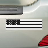 Amerikaanse vlag bumpersticker (Op auto)