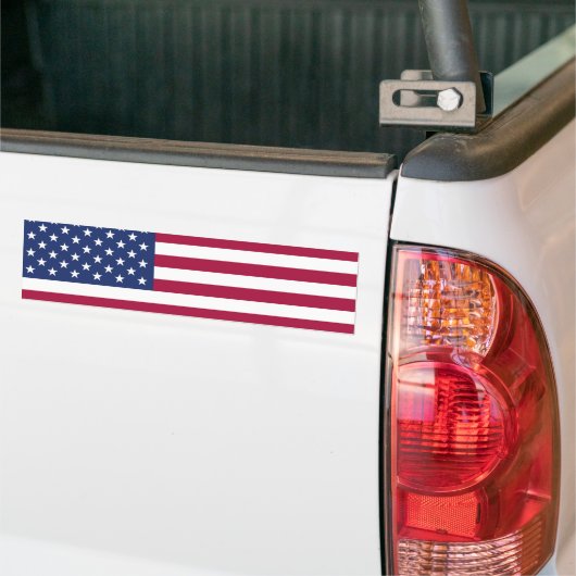 Amerikaanse vlag Bumpersticker (Op Truck)