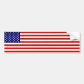 Amerikaanse vlag bumpersticker (Voorkant)