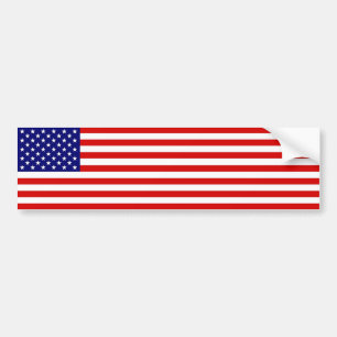 Amerikaanse vlag bumpersticker