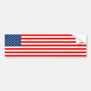 Amerikaanse vlag bumpersticker
