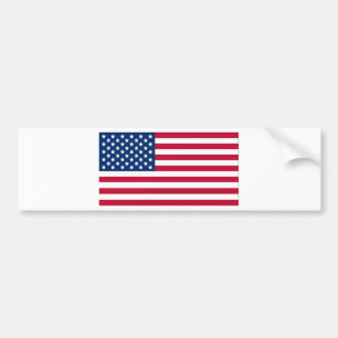 Amerikaanse vlag bumpersticker